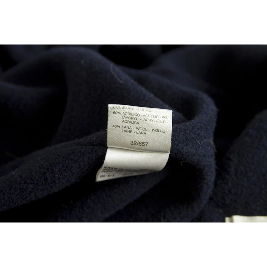 Marella Woman's Belted Blue Cotton Trench Double Brusted Jacket Coat sz US 6 - 4