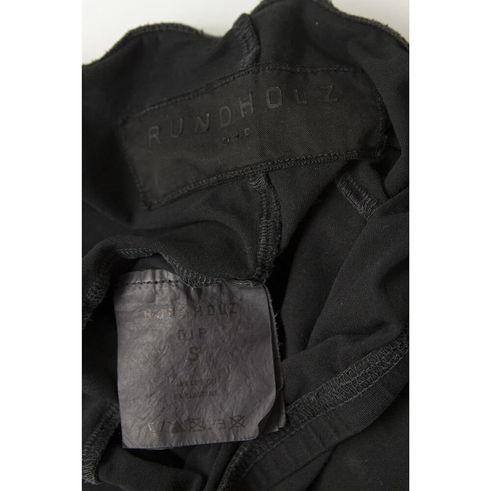 Rundholz Black Cotton Blend Long Leggings trousers pants size S - 3