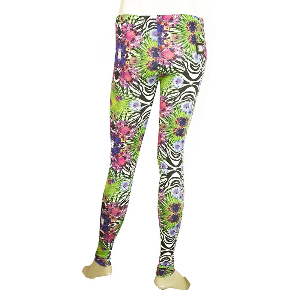 Philipp Plein Multicolor Floral Leggings Elastic Viscose trousers pants XS - 2