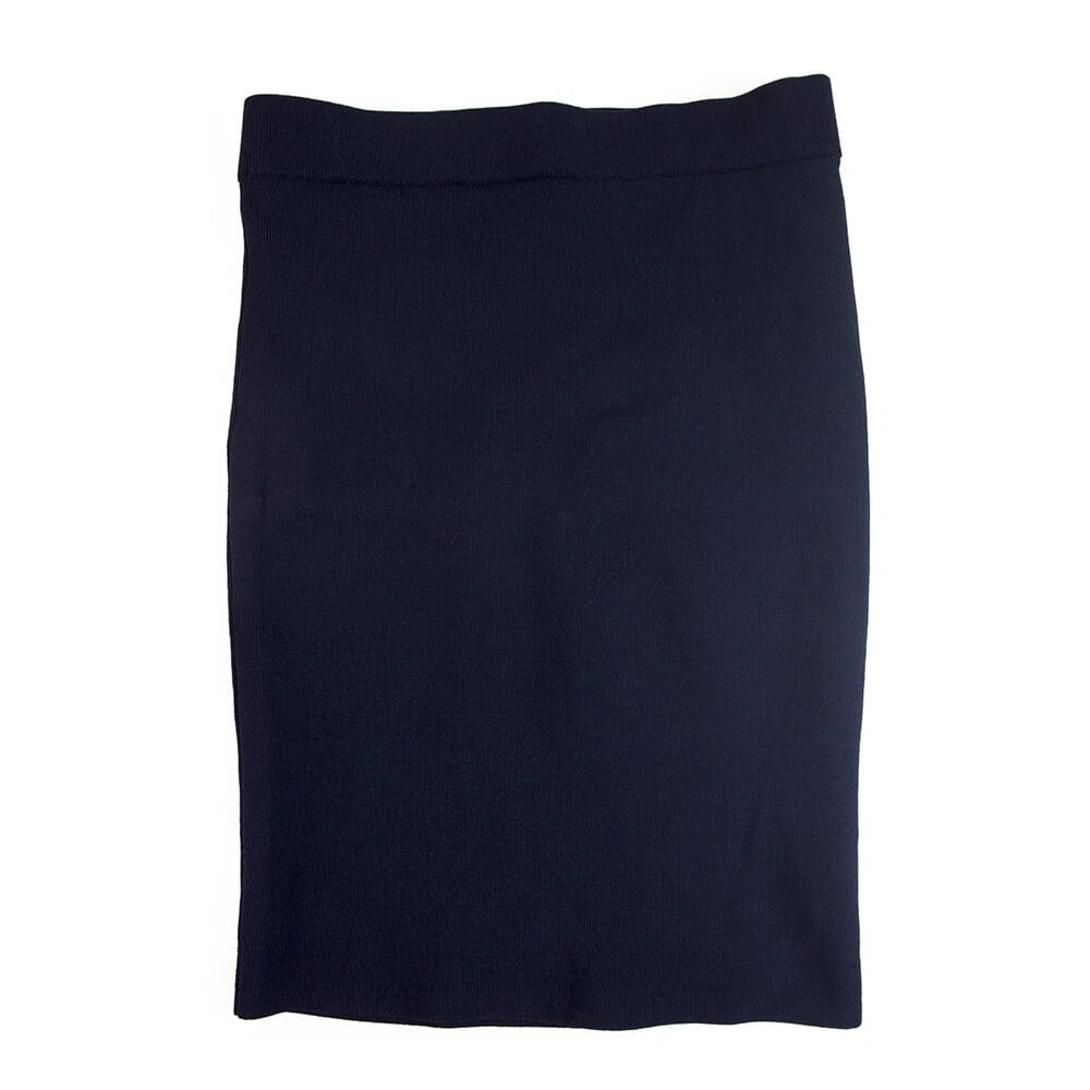 T by Alexander Wang Blue Viscose Spandex Elasticated Tres Petit Mini Skirt XS (1 of 4)