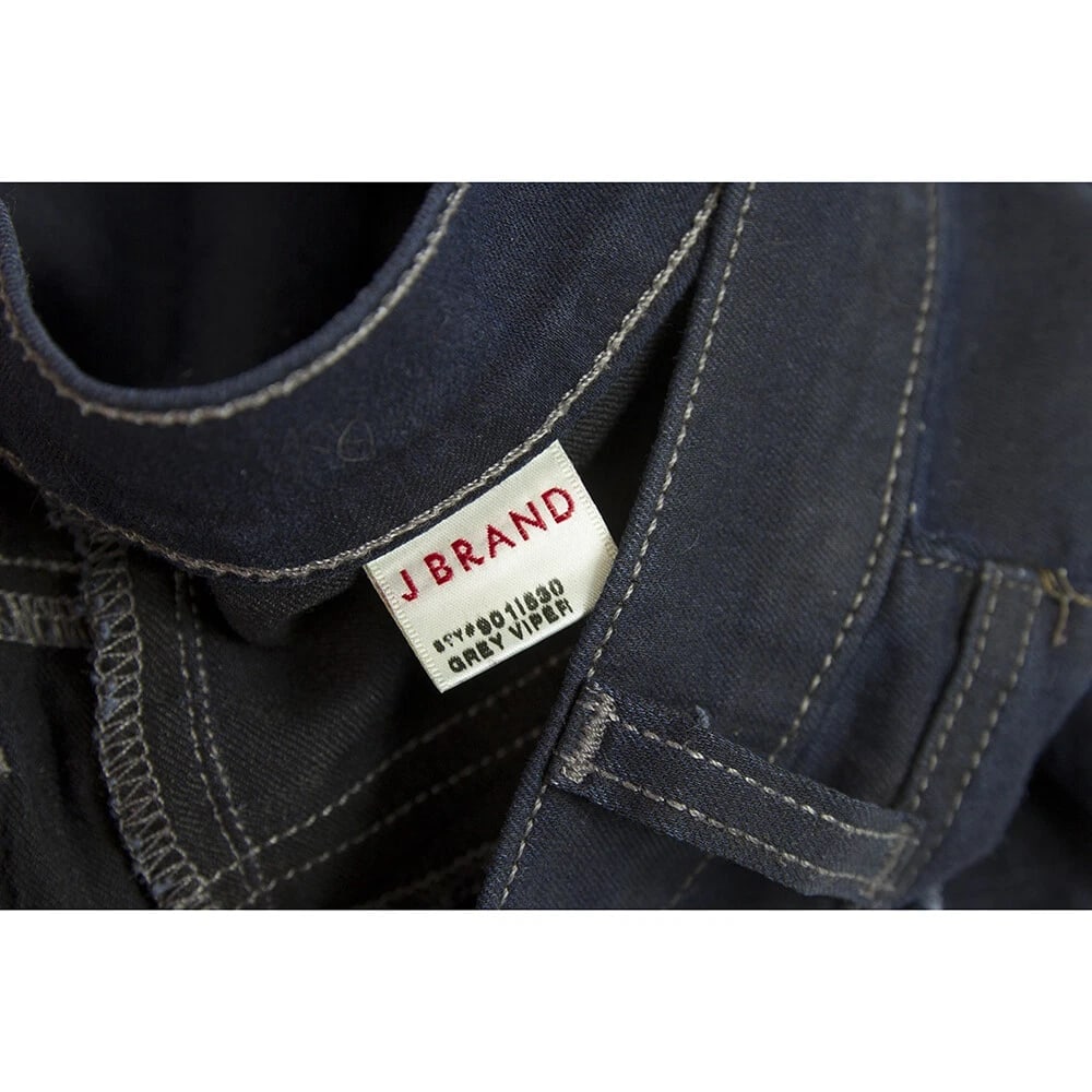 J Brand Skinny Dark Blue Denim Jeans Trousers Pants sz 25 code Gray Viper 5631 - 6