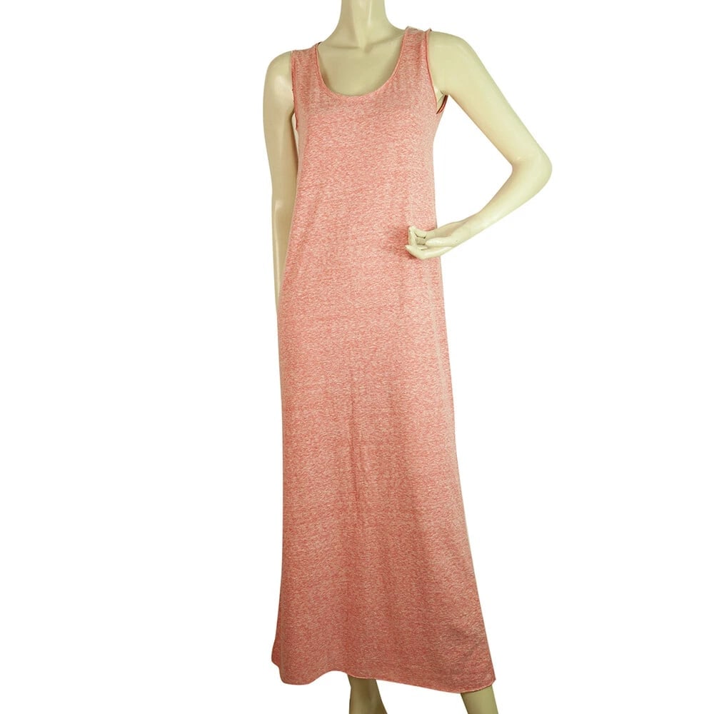 American Vintage Pinkish Cotton Sleeveless Long Maxi Tank Dress size S (1 of 5)