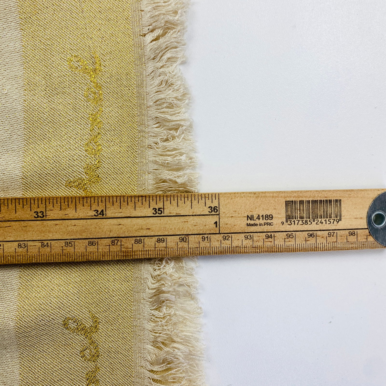 Chanel 50% Silk 50% Wool Gold Scarf Shawl - 10