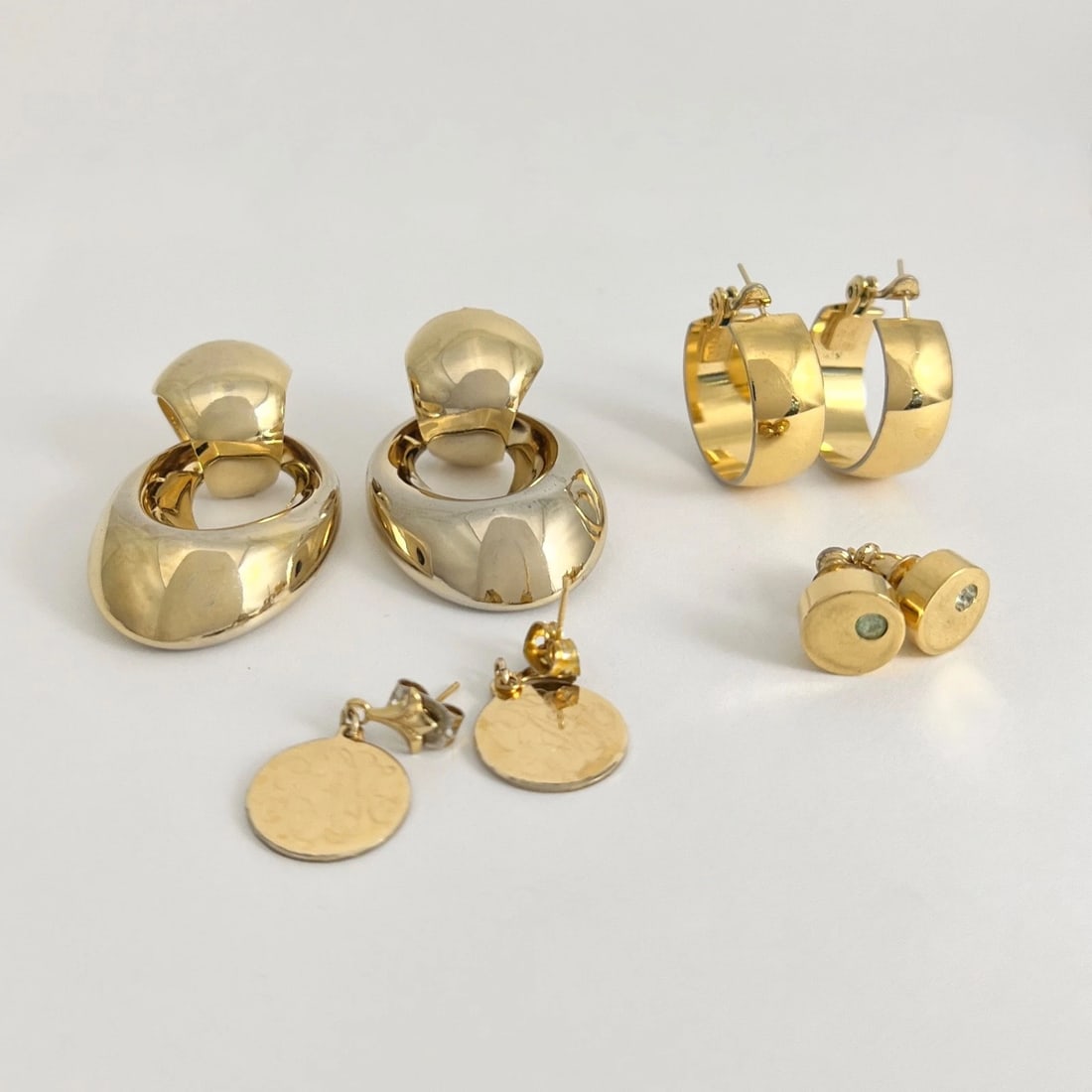 Vintage Estate Mixed Jewelry Lot, Gold-Plated More, 9 Pieces, 63.68 Grams - 7