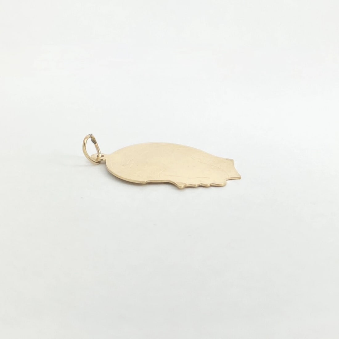 Vintage 1950's Leonard Boy Necklace Pendant Charm 14K Yellow Gold, 3.18 Grams - 5