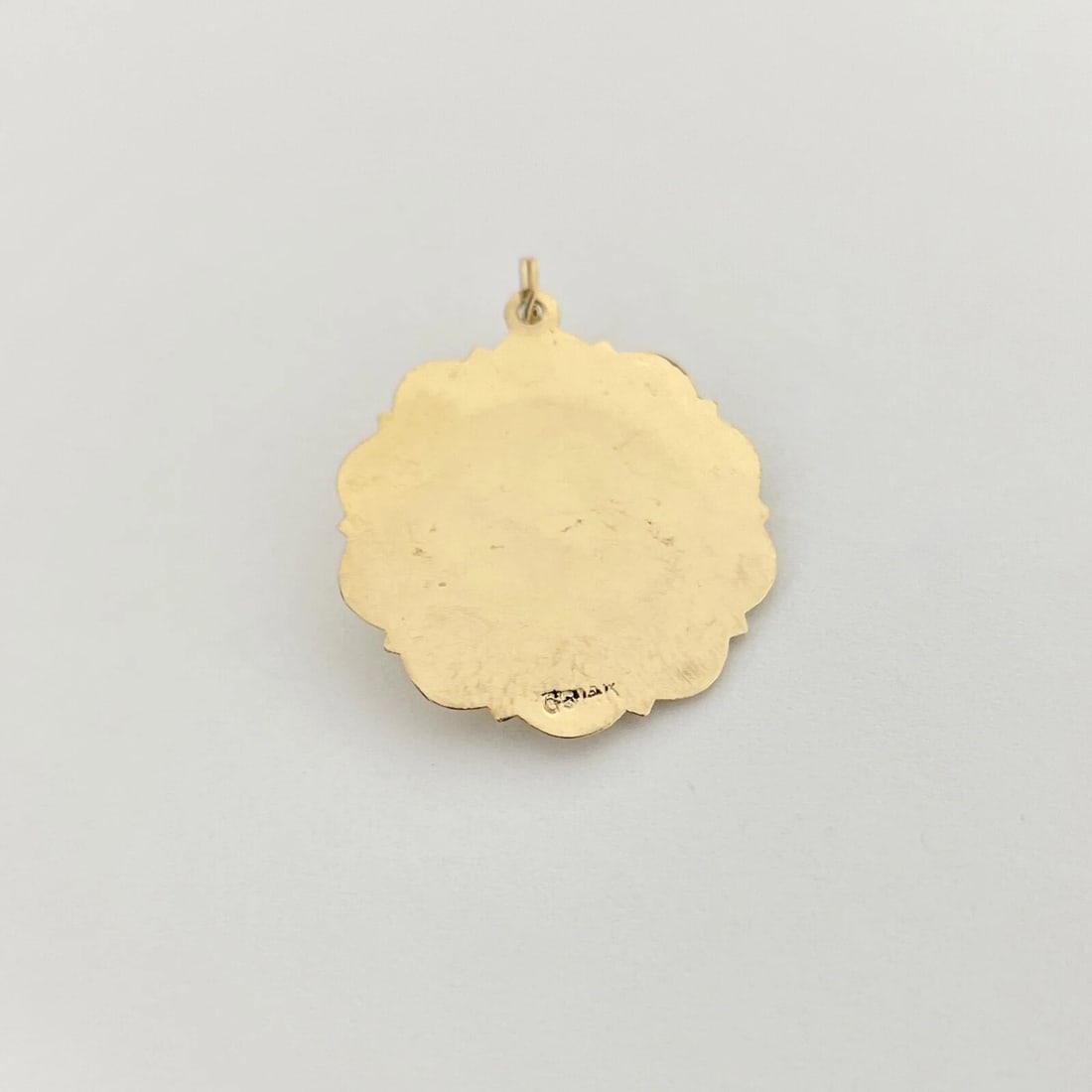 Vintage Miami Beach Florida Palm Tree Pendant Charm 14K Yellow Gold, 3.13 Grams - 5