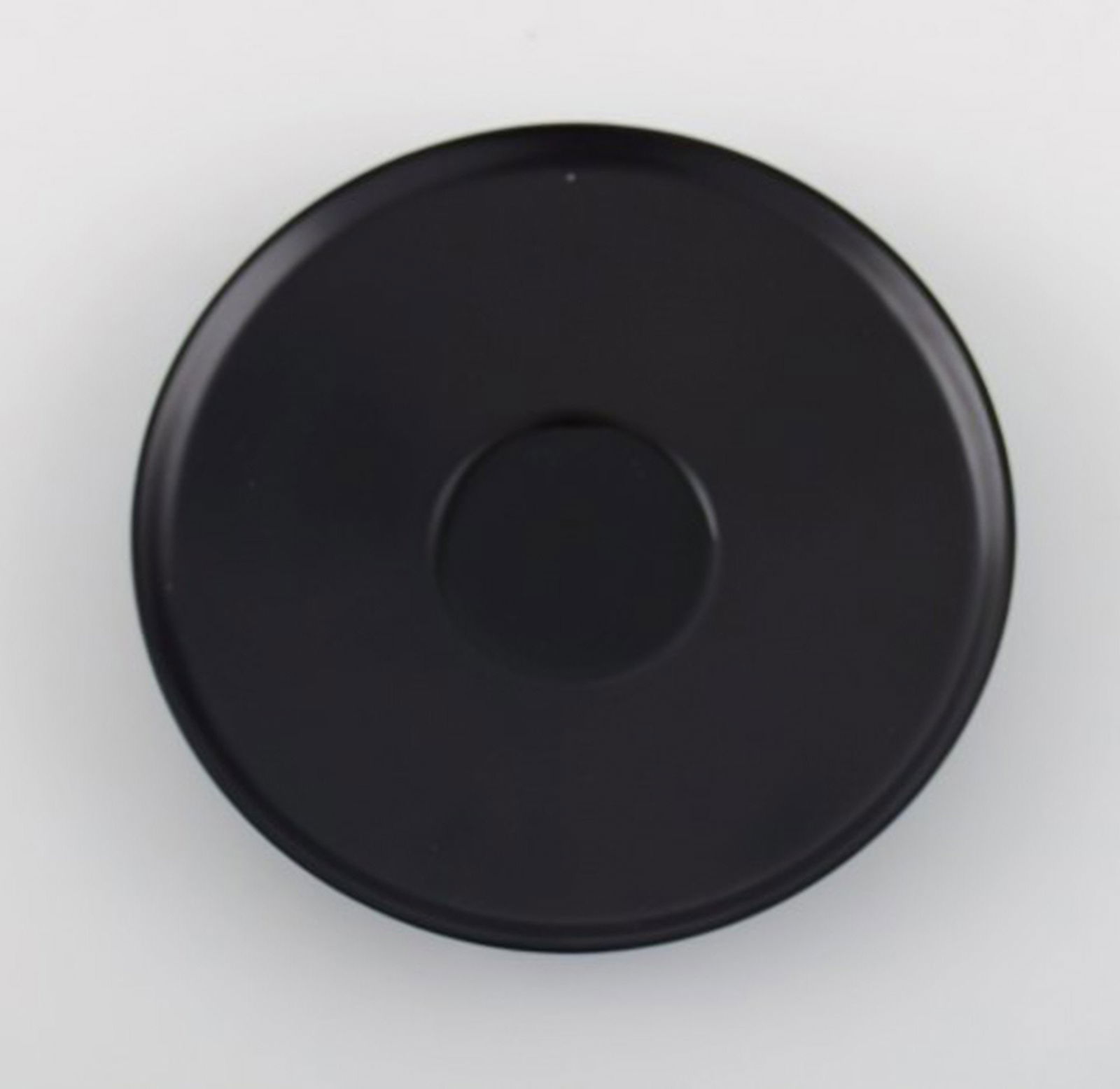 Tapio Wirkkala for Rosenthal. Five porcelain noire mocha cups with saucers and sugar bowl in black - 4