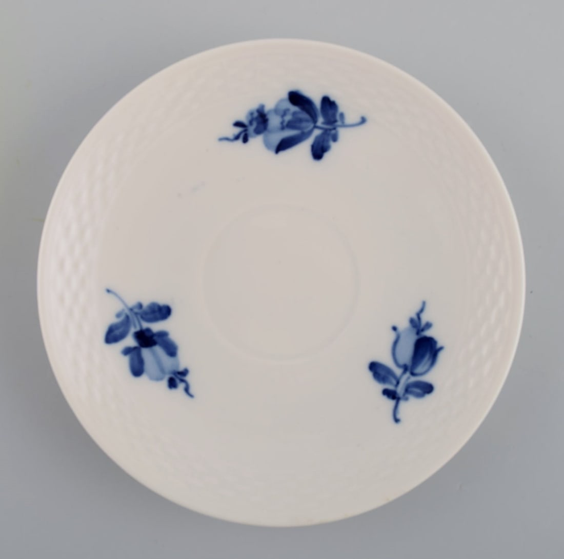 Royal Copenhagen Blue Flower Braided espresso service for six people. Mid-20th century. Model number - 5