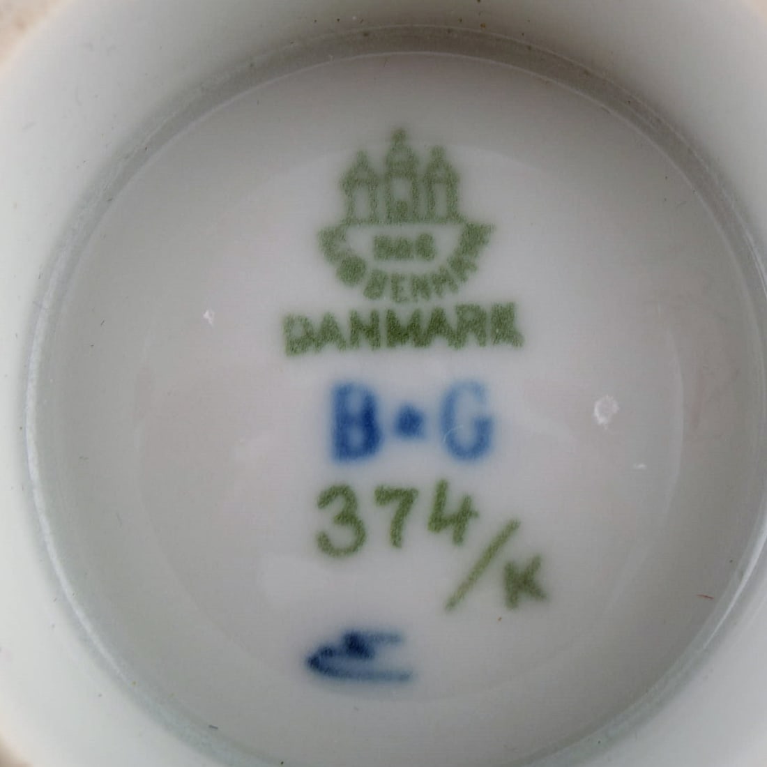 Art deco Bing & Grøndahl vase in hand-painted crackle porcelain. 1920s. - 5