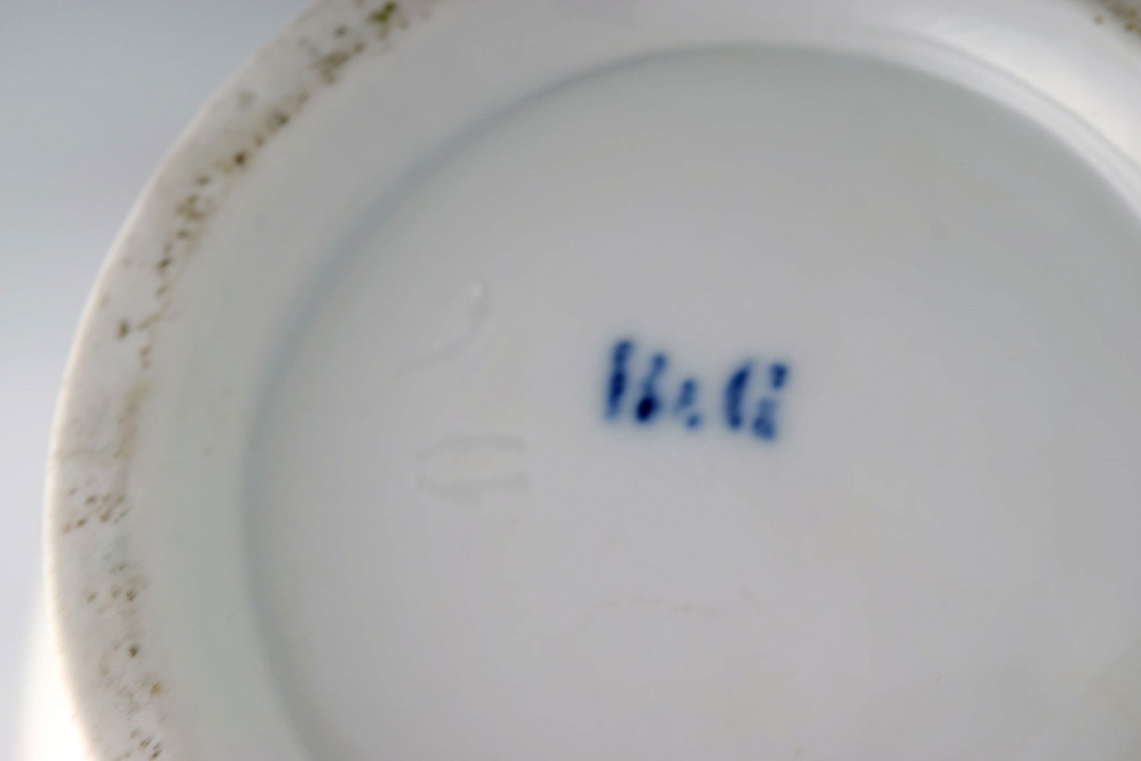 Antique Bing & Grøndahl chocolate jug in porcelain modeled with a lion on the handle. - 8