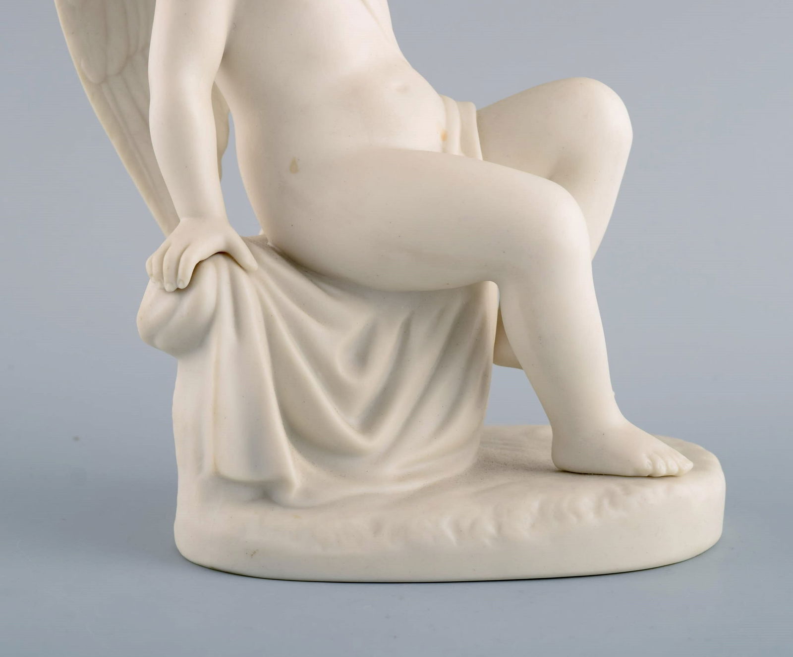 Gustafsberg / Gustavsberg, Sweden. Angel in biscuit. Dated 1930. - 3