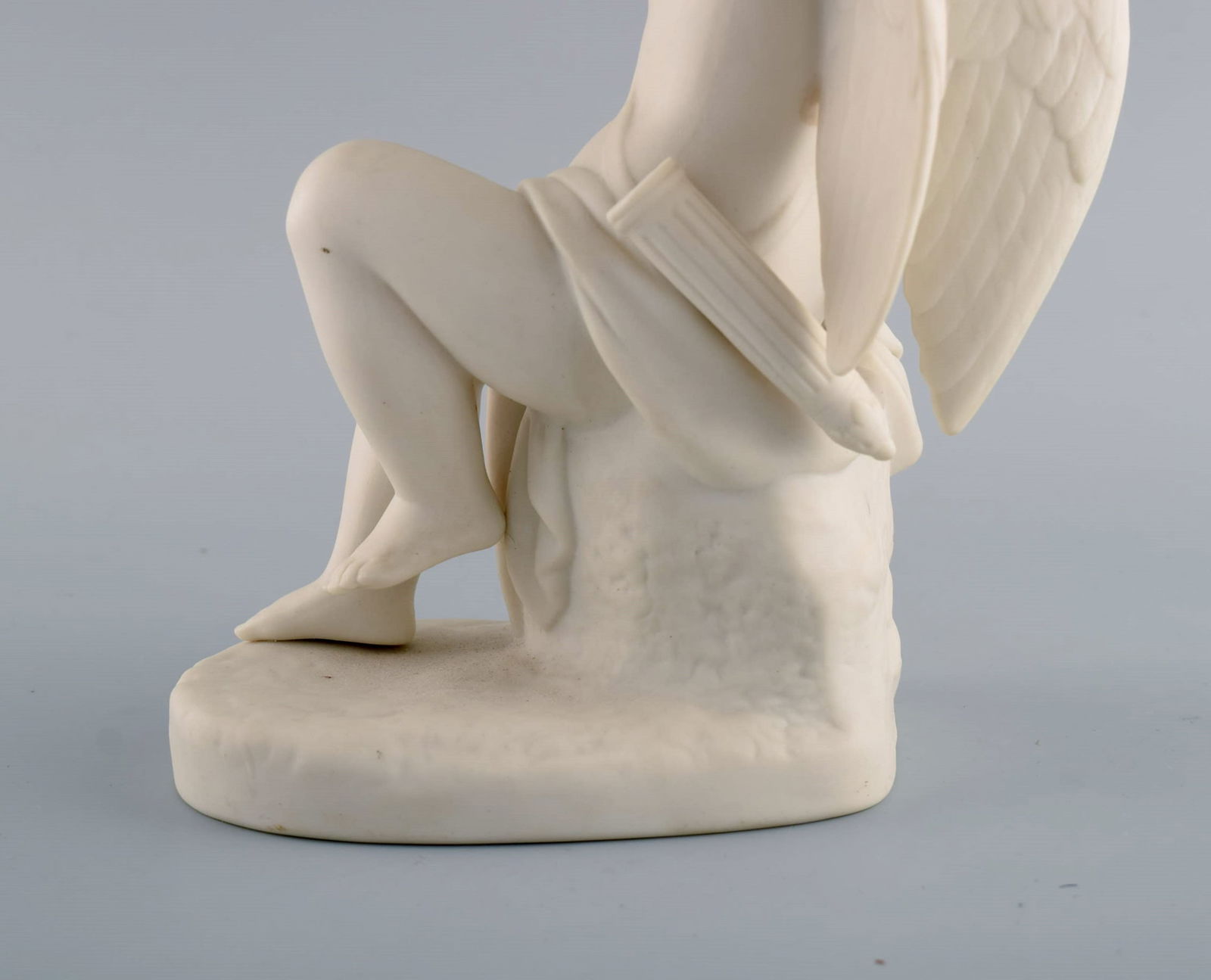 Gustafsberg / Gustavsberg, Sweden. Angel in biscuit. Dated 1930. - 6