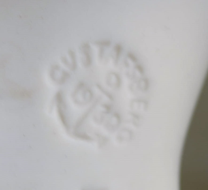 Gustafsberg / Gustavsberg, Sweden. Angel in biscuit. Dated 1930. - 7