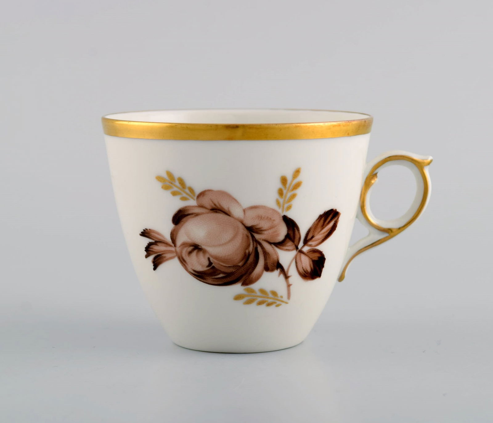 Royal Copenhagen Brown Rose coffee service for six people. 1960s / 70s. - 4