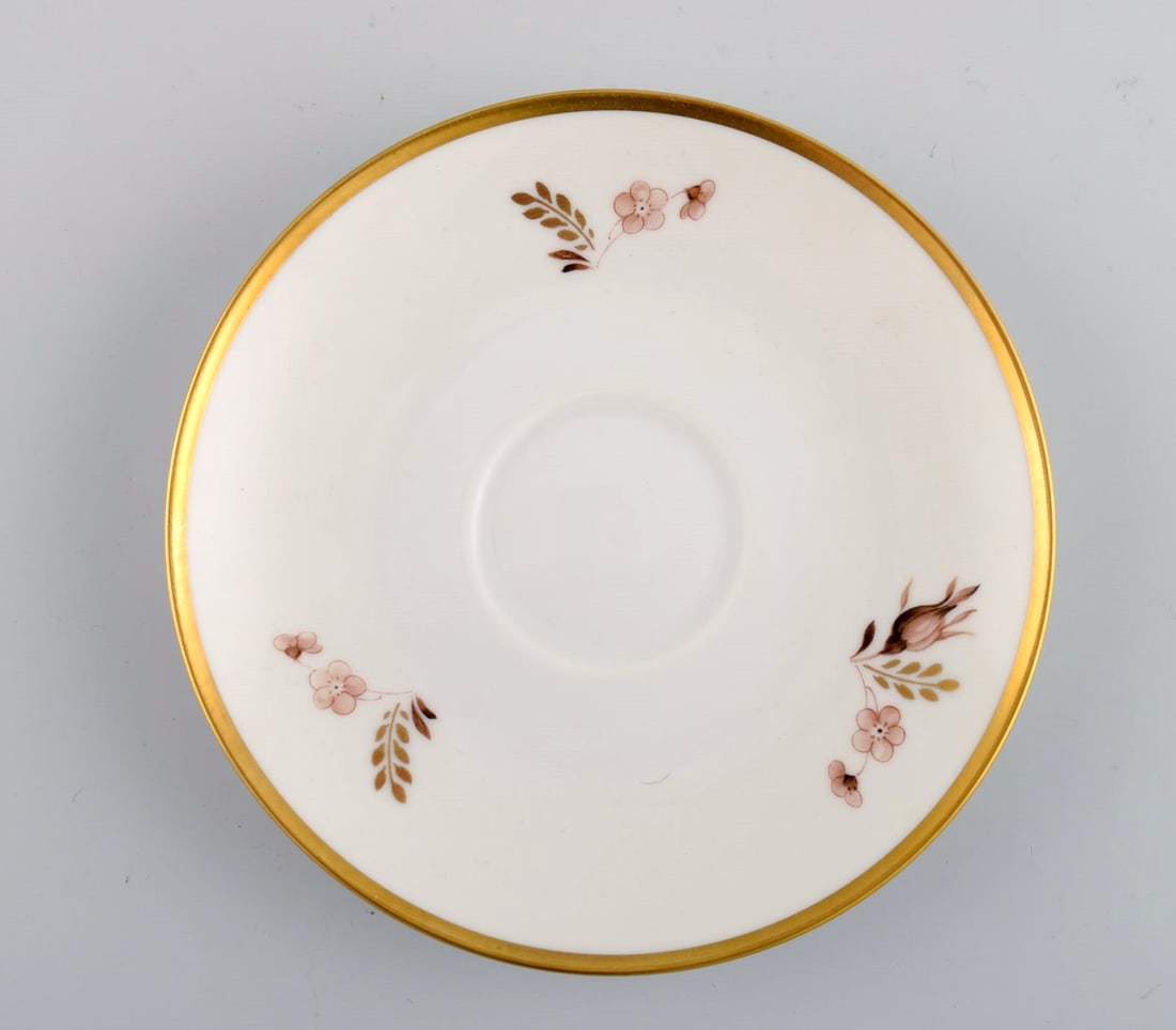 Royal Copenhagen Brown Rose coffee service for six people. 1960s / 70s. - 5