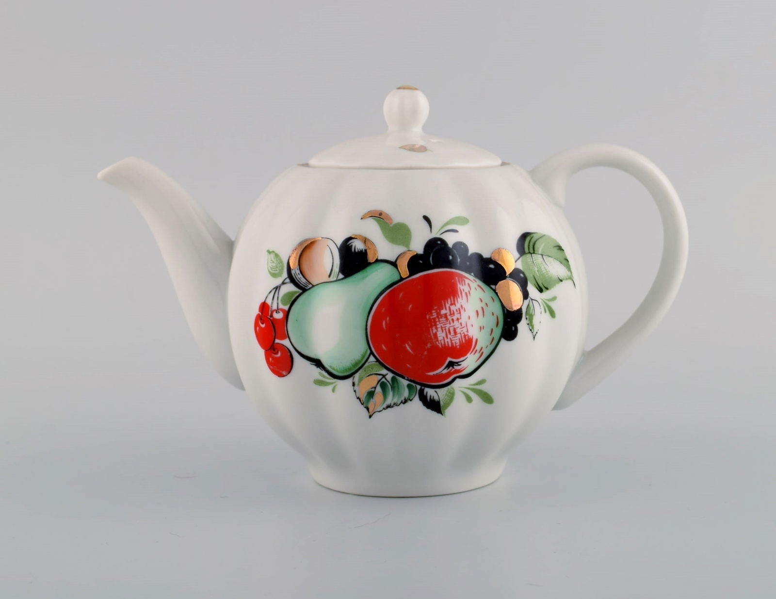 The Imperial Lomonosov Porcelain Factory, Soviet Union. Large tea service in hand-painted porcelain - 3