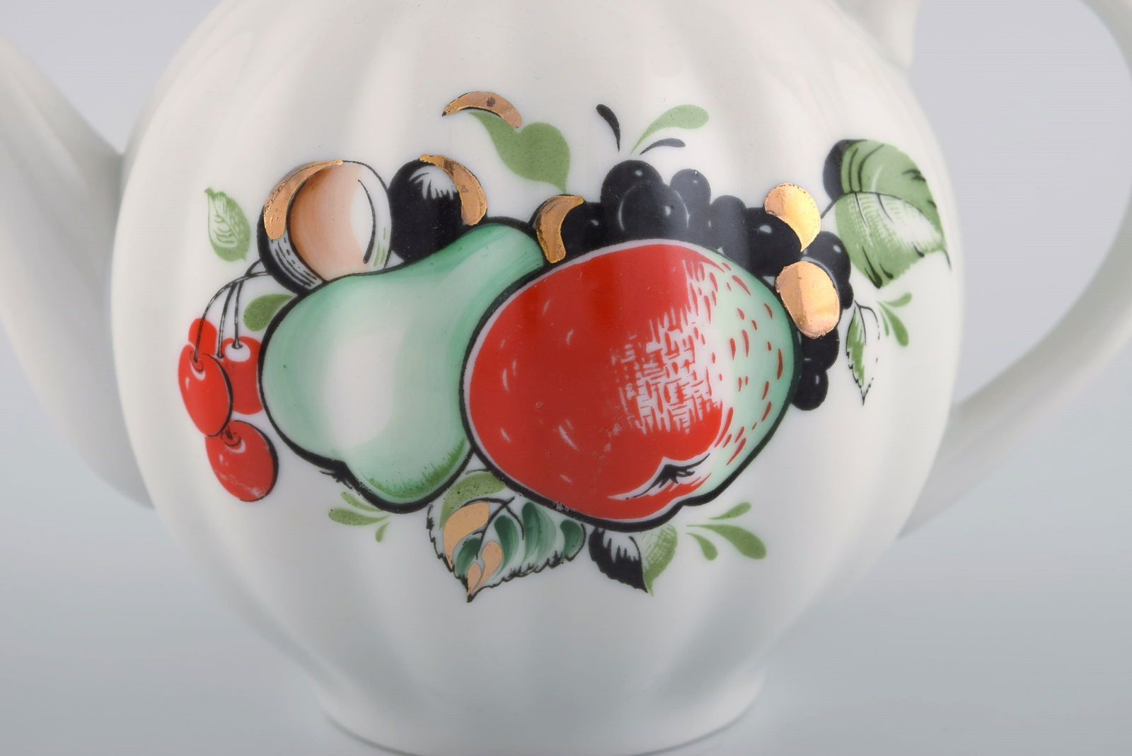 The Imperial Lomonosov Porcelain Factory, Soviet Union. Large tea service in hand-painted porcelain - 4