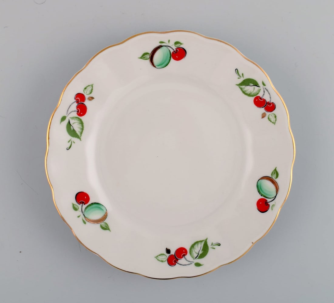 The Imperial Lomonosov Porcelain Factory, Soviet Union. Large tea service in hand-painted porcelain - 8