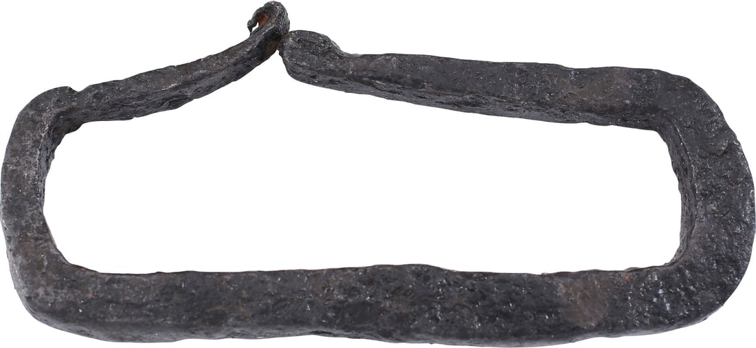 VIKING FLINT STRIKER/FIRE STARTER, 900-1100 AD: From a group found in the Baltic hinterland. These accord specifically with typology of Fire Starters from the Viking Age Norway (http://sagy.vikingove.cz/wp-content/uploads/2016/01/Norwegian-fire-str