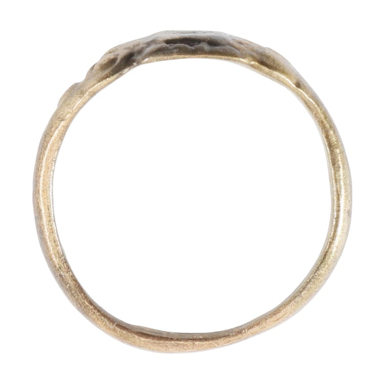 MEDIEVAL EUROPEAN RING,11th-13th CENTURY, SIZE 9 1/2 - 2