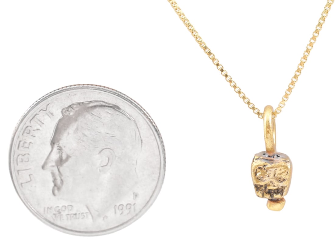 MEDIEVAL TIBETAN SKULL PRAYER BEAD NECKLACE - 2