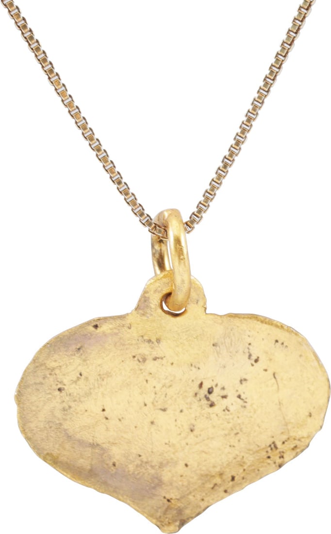 VIKING HEART PENDANT NECKLACE, C.950-1050 AD - 2