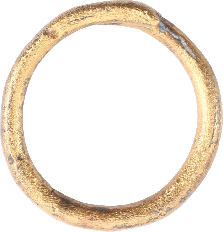 VIKING COIL RING C.900-1050 AD SIZE 7 - 2
