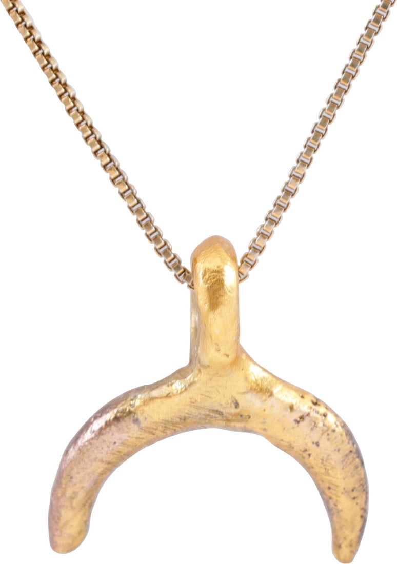 RARE VIKING LUNAR PENDANT, 9th-10th CENTURY - 2