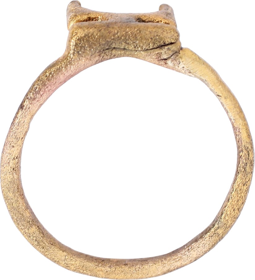 FINE ROMAN WOMAN'S KEY RING, C.100-300 AD, SIZE 4 ¼ - 2