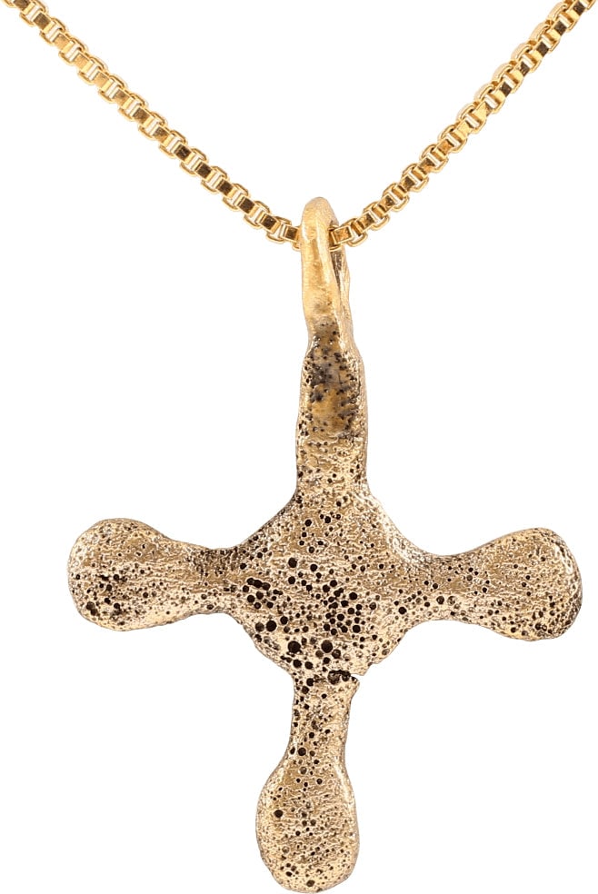 EUROPEAN CONVERT’S CROSS NECKLACE, 9th-10th CENTURY - 2