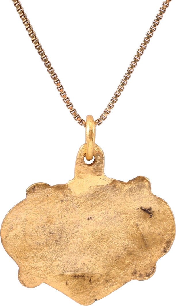 FINE VIKING HEART PENDANT 850-950 AD - 2