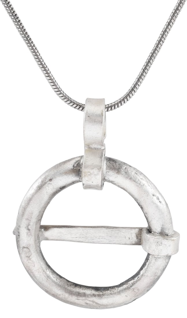 VIKING PROTECTIVE BROOCH NECKLACE 10TH-11TH CENTURY AD - 2