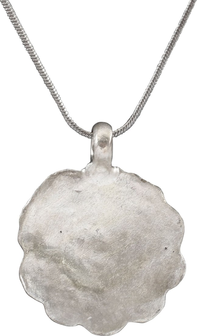 ROMAN WHEEL OF FORTUNE AMULET NECKLACE, 3RD-6TH CENTURY AD - 2