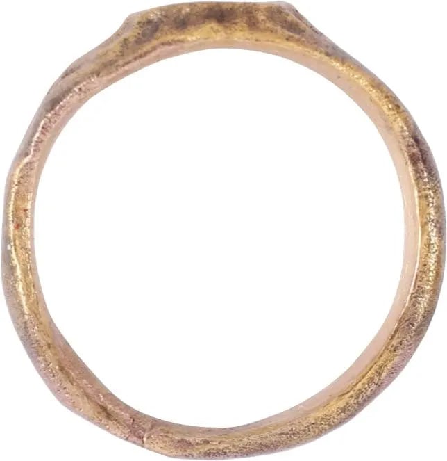 EARLY CHRISTIAN GIRL'S RING 7th-9th CENTURY, SIZE 3 - 2