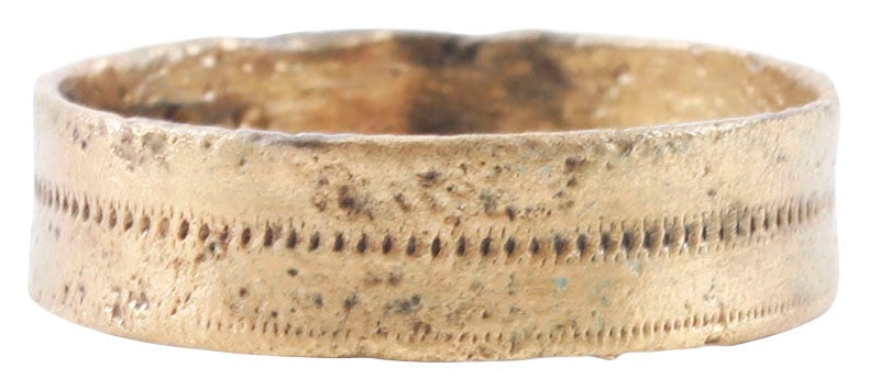 FINE VIKING WEDDING RING C.900-1050 AD, SIZE 10 3/4 (1 of 5)