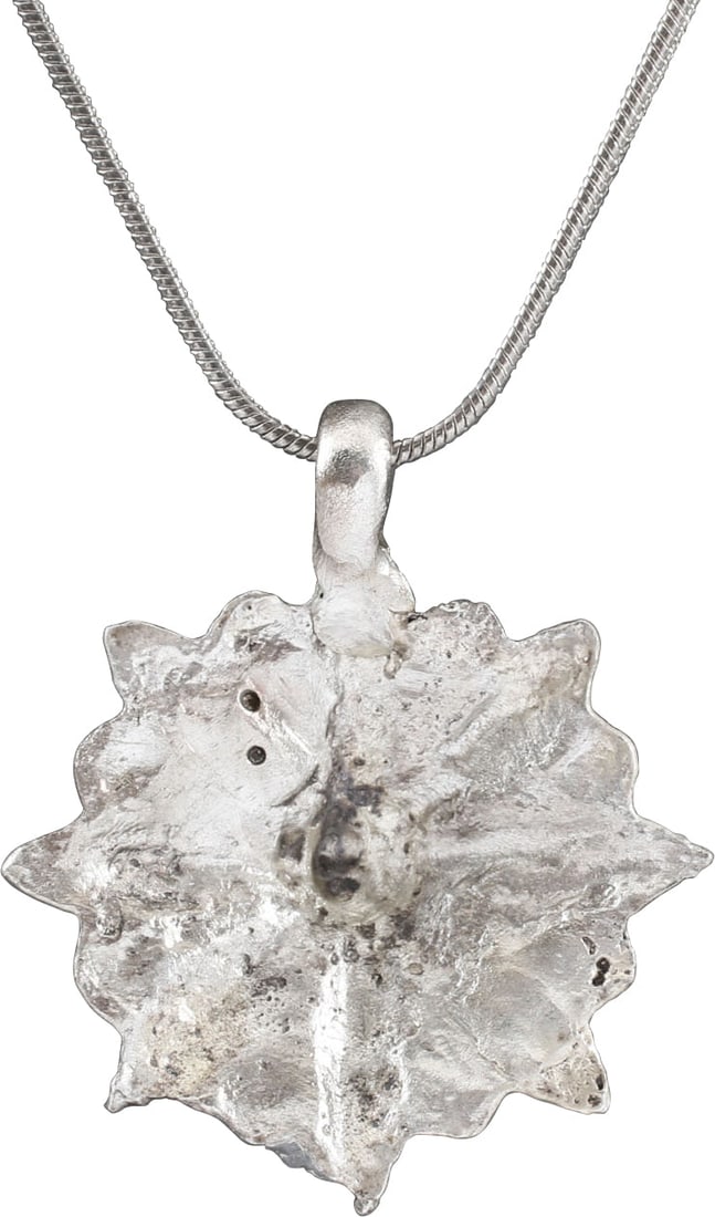 ROMAN WHEEL OF FORTUNE AMULET NECKLACE, 3RD-6TH CENTURY AD - 2