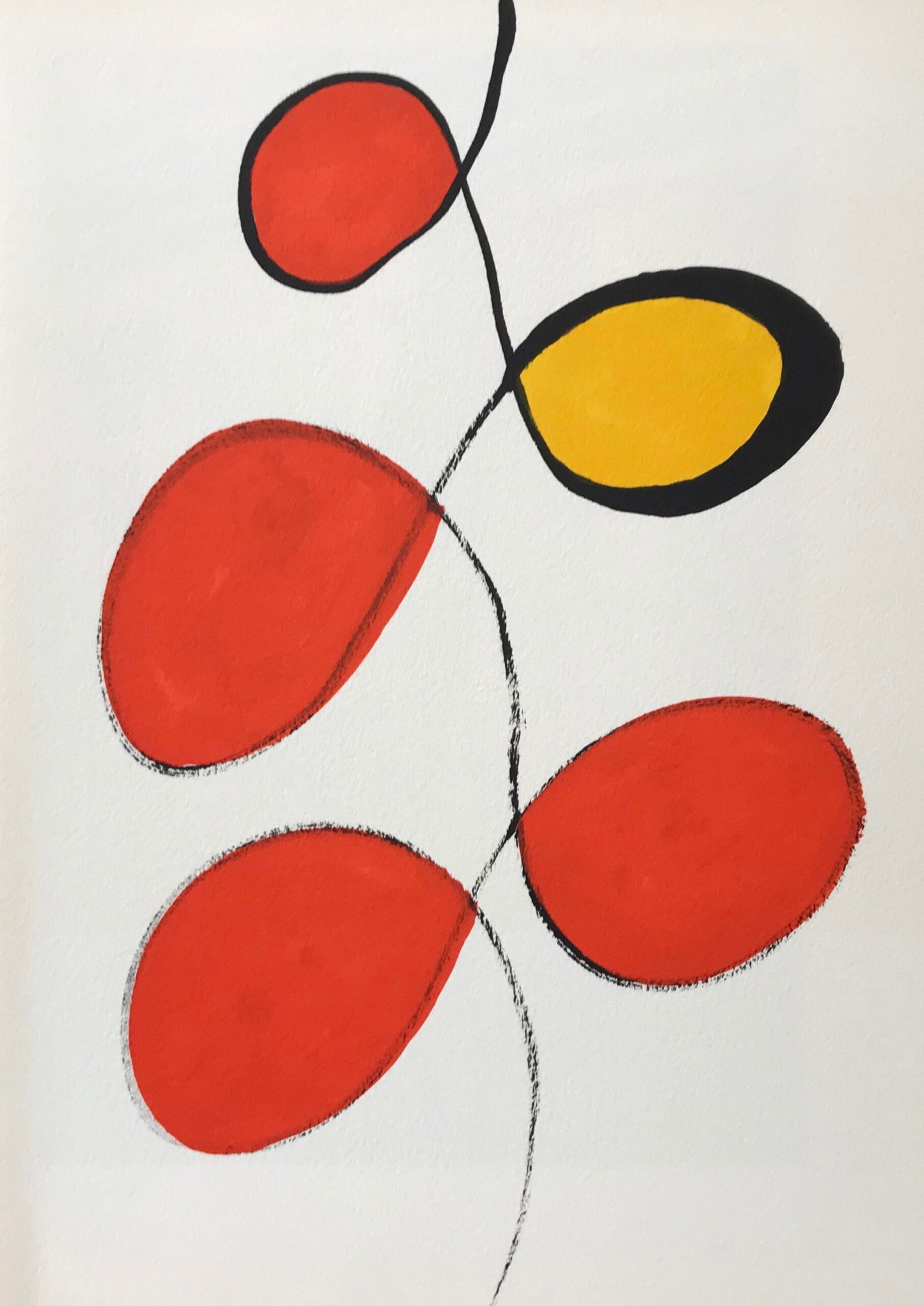 Alexander Calder Zurich 3 Original lithograph 1973 (1 of 1)