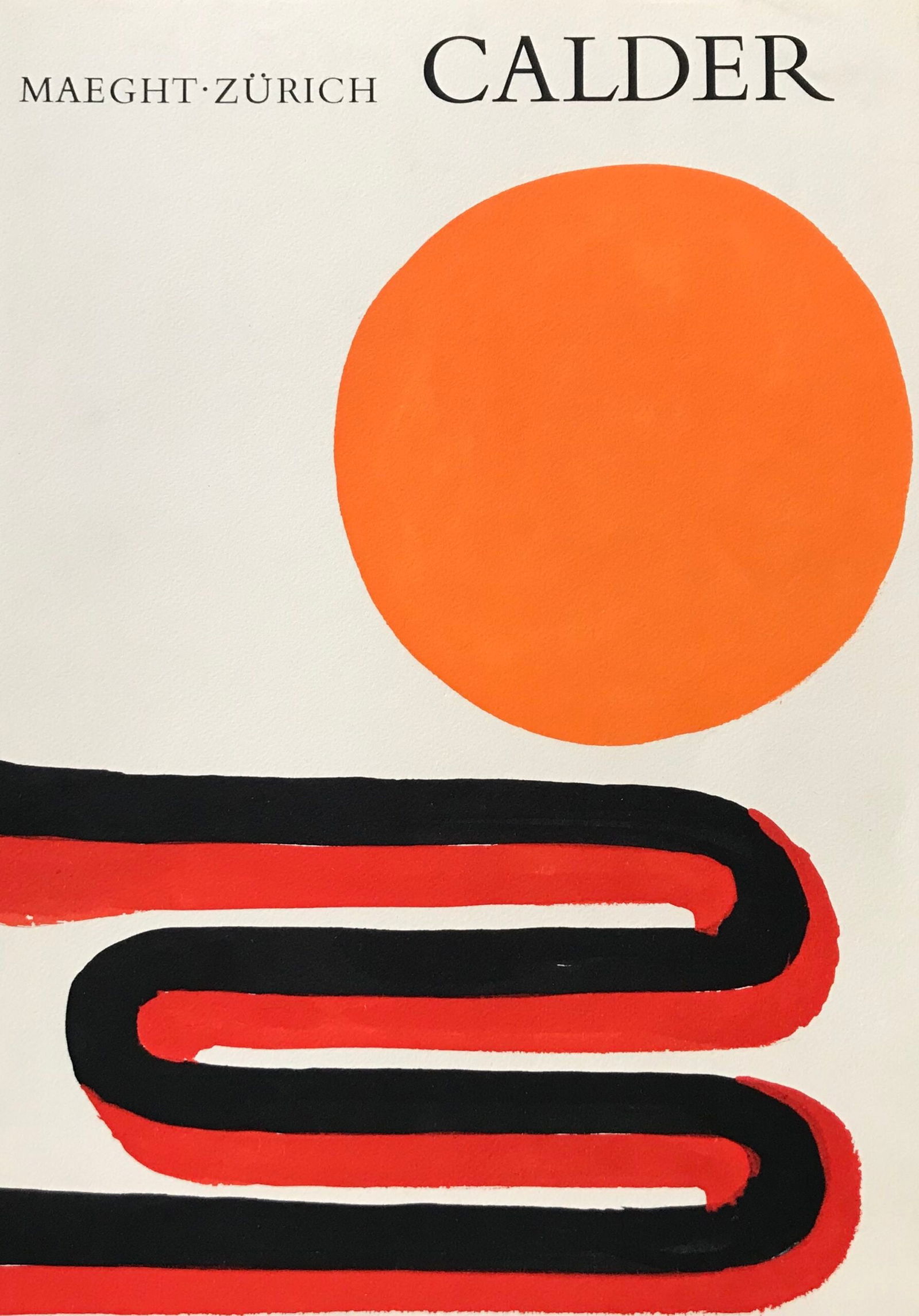 Alexander Calder Zurich 1 Original lithograph 1973 (1 of 1)