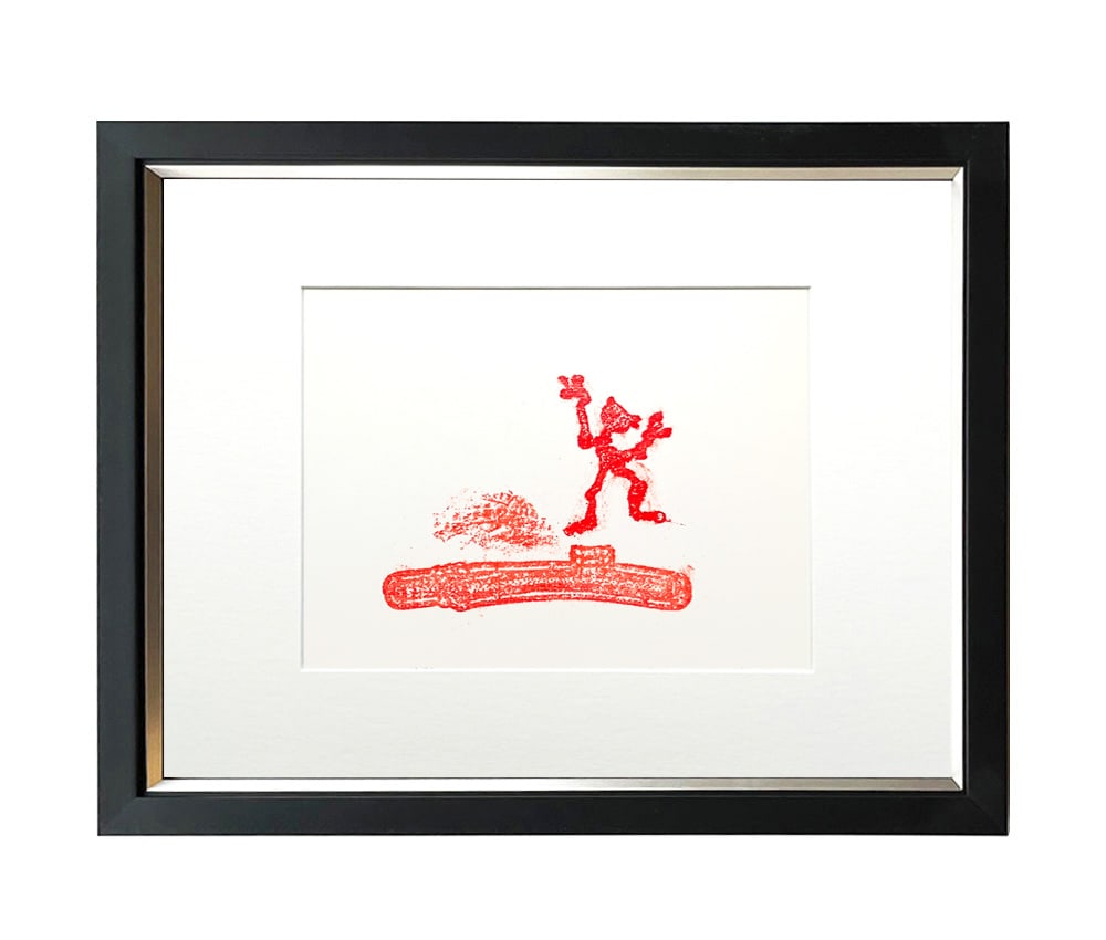 Max Ernst Original Lithograph Untitled 3 1970 Framed: Title: Max Ernst Original Lithograph Untitled 3 1970 Framed Artist: Peter Max Description: Artist: Max Ernst Country: Germany / France Title: Untitled 3 Medium: Original Lithograph Marks: Not