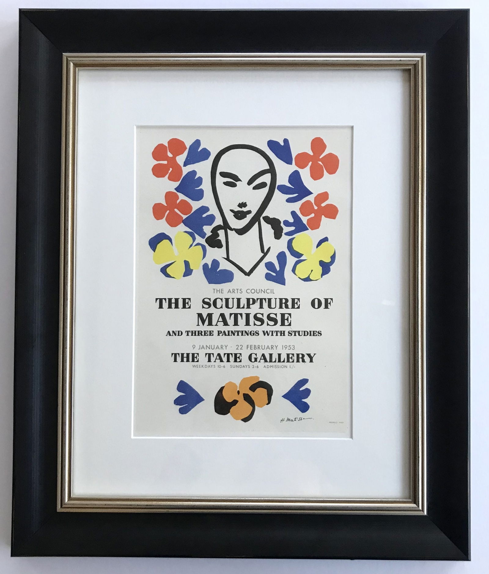 Henri Matisse Framed Lithograph 46 The Sculpture of Matisse: Title: Henri Matisse Framed Lithograph 46 The Sculpture of Matisse Artist: Matisse Description: Title: The Sculpture of Matisse Artist: Henri Matisse Country: France Medium: Lithograph 46 