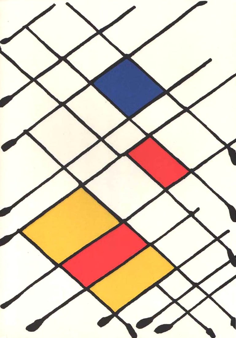 Alexander Calder Original Lithograph DM05156 framed - 2