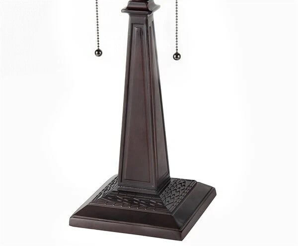23.2" Stained Glass Mission Table Lamp - 3