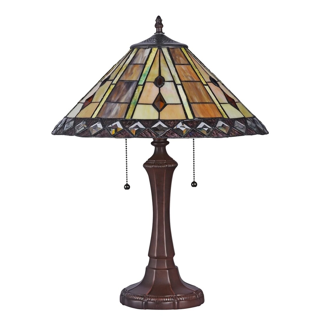 21.7" Stained Glass Table Lamp - 3
