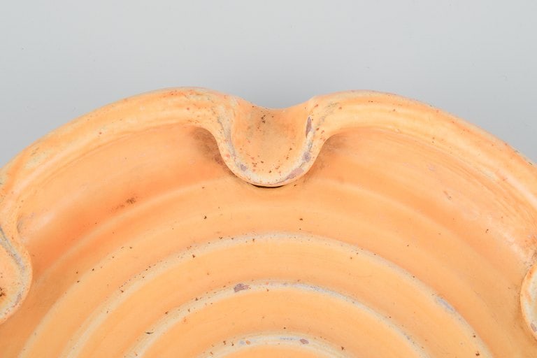 Kähler ceramic dish in uranium glaze. Spiral-shaped motif. - 4
