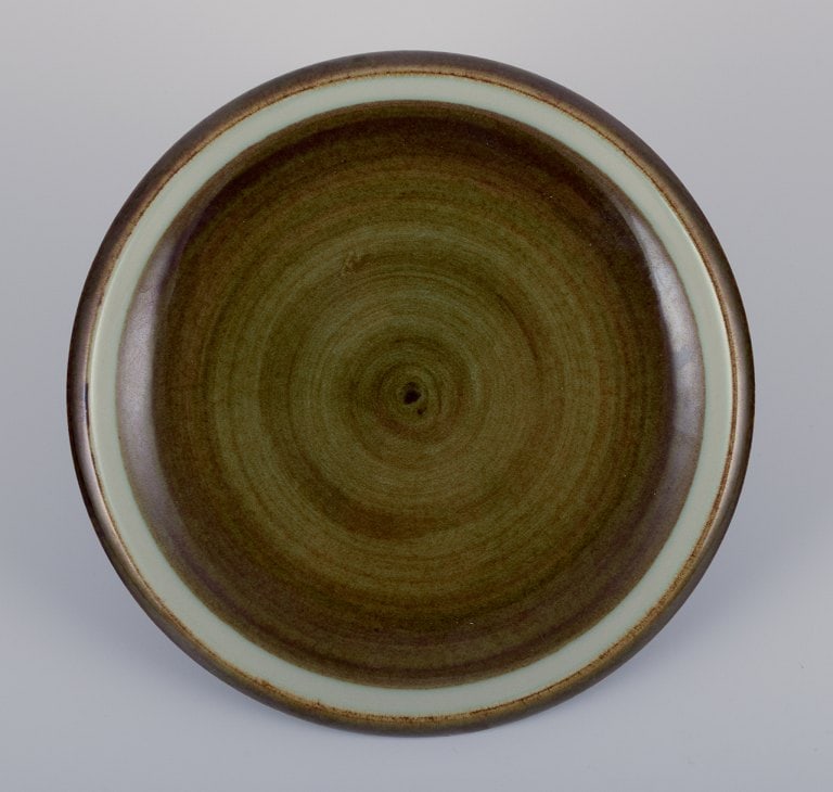 Marianne Westman (1928-2017) for Rörstrand, Sweden. A set of six "Maya" stoneware plates. - 2