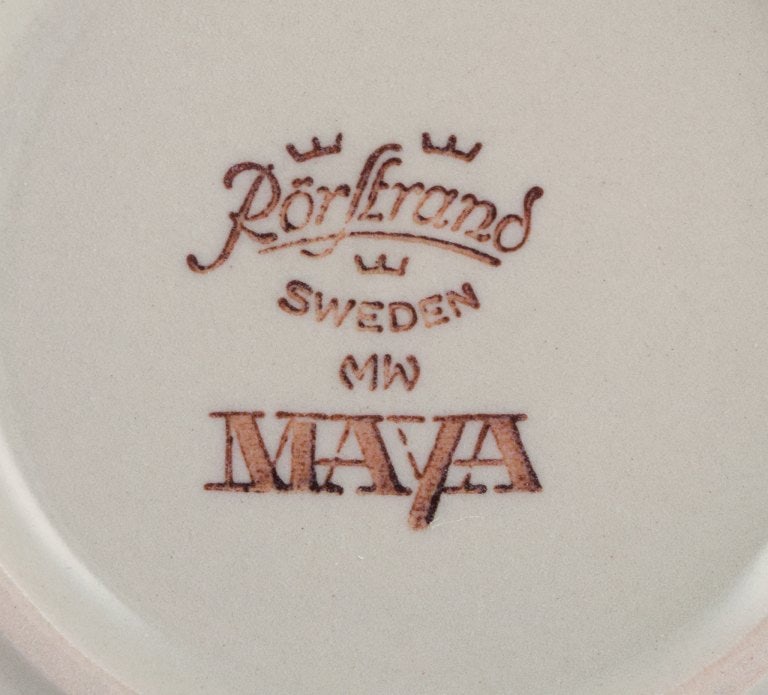 Marianne Westman (1928-2017) for Rörstrand. From the "Maya" series. Set of four coffeecups and - 6