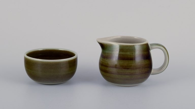 Marianne Westman (1928-2017) for Rörstrand. Stoneware from the "Maya" series. Two large - 2