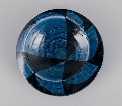 Vilhelm Bjerke Petersen (1909-1957) for Rörstrand, Sweden. Ceramic bowl in abstract style. - 4