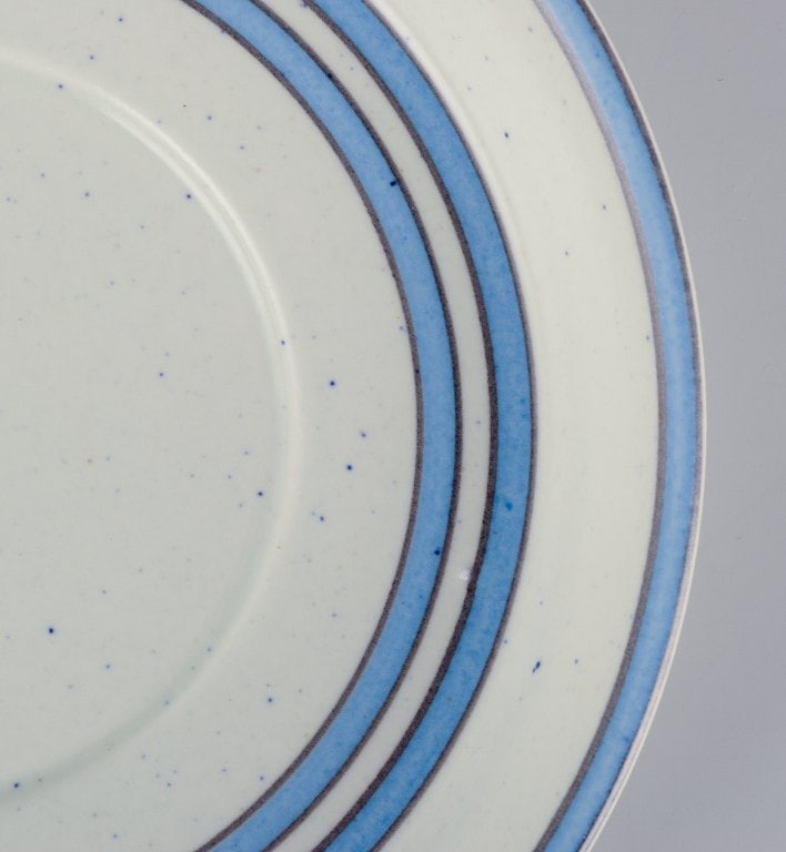 Stig Lindberg for Gustavsberg. A set of four "Dart" stoneware coffee cups and saucers. Hand-painted. - 5