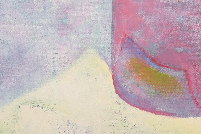 K. Börjesson, Swedish artist. Oil on canvas. Abstract composition. - 5